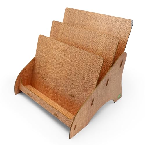 stableco 1x ökologischer Prospektständer DIN A4 hoizontal mit 3 Fächer stabiler Flyerständer im natural Design No Plastic! Just Paper! nachhaltiger Prospekthalter Postkartenständer schnell aufzubauen stableco 1x ökologischer Prospektständer DIN A4 hoizontal mit 3 Fächer stabiler Flyerständer im natural Design No Plastic! Just Paper! nachhaltiger Prospekthalter Postkartenständer schnell aufzubauen von stableco