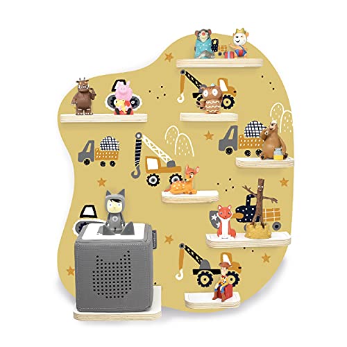 stadtecken Kinder Regal für Musikbox I Motiv Building site I Geeignet für die Toniebox und ca. 26 Tonies I Geschenkidee I Spielen I Sammeln I zum Aufhängen stadtecken Kinder Regal für Musikbox I Motiv Building site I Geeignet für die Toniebox und ca. 26 Tonies I Geschenkidee I Spielen I Sammeln I zum Aufhängen von stadtecken