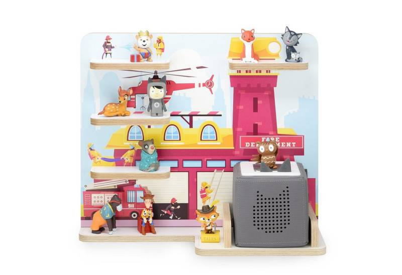 stadtecken Kinderregal mit schmalen Boden - geeignet für die Toniebox und Tonies, Bunte, verspielte Aufbewahrung für 35 Figuren, ideal fürs Kinderzimmer stadtecken Kinderregal mit schmalen Boden - geeignet für die Toniebox und Tonies, Bunte, verspielte Aufbewahrung für 35 Figuren, ideal fürs Kinderzimmer von stadtecken