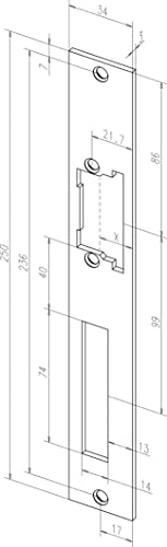 ASSA ABLOY FLACHSCHLIEßBLECH FALLENFÜHRUNG S-1108 PROFIX 1 HZF EST UNI ASSA ABLOY FLACHSCHLIEßBLECH FALLENFÜHRUNG S-1108 PROFIX 1 HZF EST UNI von stahl-design-tebart