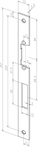 ASSA ABLOY SONDERSCHLIESSBLECH S.601 HZ von stahl-design-tebart