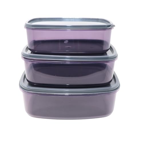 Aufbewahrungsbox "Stack" 3er Set 1350, 2000, 3150 ml von stahl-design-tebart