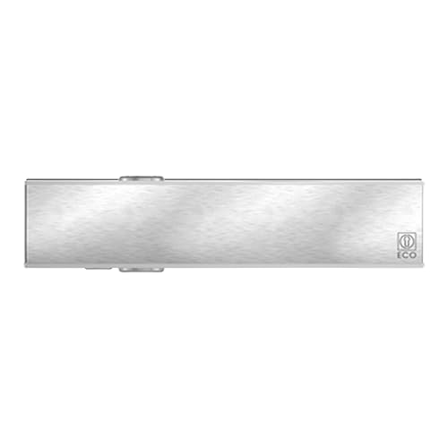 ECO-Schulte Der ECO Newton TS-51 B Schließkraft 1-4 nach EN ist ein hochwertiger Türschließer Obentürschließer ohne Gleitschienen in eleganter RAL 9006 ECO silber Farbe- 26,7x4,9x6,2cm von stahl-design-tebart