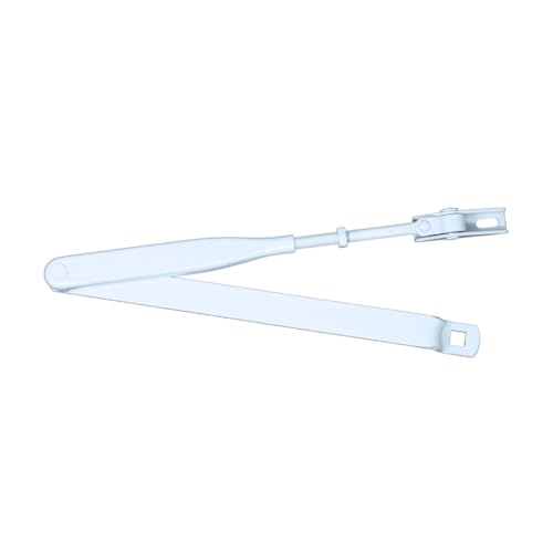 ECO-Schulte Präzisionsgefertigtes Scherengestänge aus hochwertigem Edelstahl für TS-20/50 RAL 9016 ECO weiß neu Gelenkarm Zubehör Türschließer Hebel- 26,6x5,8x3,8cm von stahl-design-tebart