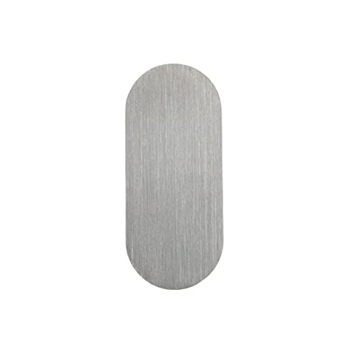 Edelstahl Klebe-Rosette oval – Blindrosette selbstklebend mit 3M VHB – K320 geschliffen – rostfrei & hochwertig – für Türen mit Profilzylinder – Made in Germany – starke Qualität von Stahl-Design Edelstahl Klebe-Rosette oval – Blindrosette selbstklebend mit 3M VHB – K320 geschliffen – rostfrei & hochwertig – für Türen mit Profilzylinder – Made in Germany – starke Qualität von Stahl-Design von stahl-design-tebart