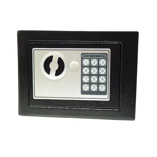 Elektronischer Tresor 170 x 230 x 170 mm – Mini Safe mit elektronischem Zahlenschloss, Stahlgehäuse, Notöffnung & Befestigung – für Wertsachen & Dokumente von stahl-design-tebart