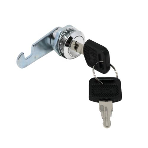 Stahl-Design-Tebart Briefkastenschloss 16 mm – Zylinderschloss mit 2 Schlüsseln für Briefkästen, Spinde, Möbel u.v.m. – sicher, robust & leicht montierbar von stahl-design-tebart