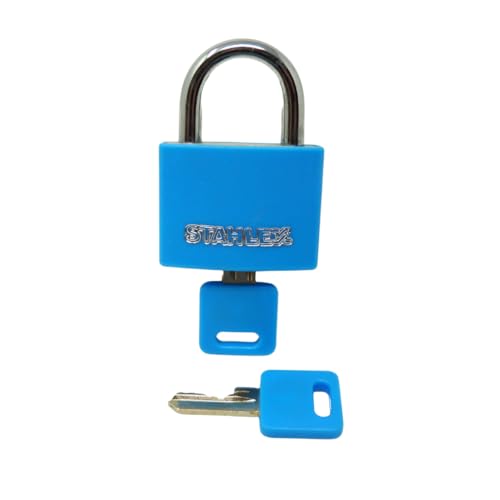 Vorhängeschloss Alu 40 mm farblich sortiert - Robustes und sicheres Vorhängeschloss in verschiedenen Farben. Ideal für Taschen, Schränke, Tore und mehr. von stahl-design-tebart