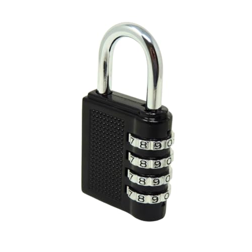 Zahlenschloss 40 mm - Robustes und sicheres Zahlenschloss. Ideal für Taschen, Schränke, Tore und mehr. | Zuverlässige Sicherheit | Einfache Installation von stahl-design-tebart