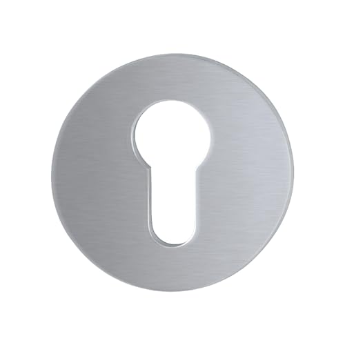 1x stahl-design-tebart Runde Edelstahl Klebe-Rosette für Türen, selbstklebende Eigenschaft mit 3M VHB Kleber PZ-gelocht, Silber, für Heimwerker und Profis - 0,55x0,55x0,025cm 1x stahl-design-tebart Runde Edelstahl Klebe-Rosette für Türen, selbstklebende Eigenschaft mit 3M VHB Kleber PZ-gelocht, Silber, für Heimwerker und Profis - 0,55x0,55x0,025cm von stahl-design-tebart