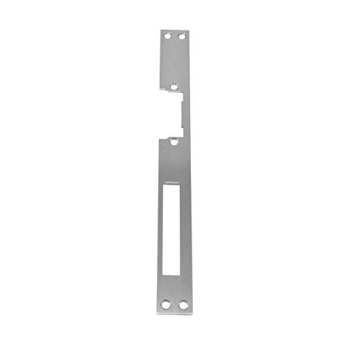 Schließblech für E-ÖFFNER/Elektro-Türöffner an Haustüren etc. // Maße: B.25 x L.250mm DIN L/R Material Edelstahl // Qualität Made in Germany // rechts/links verwendbar von stahl-design-tebart