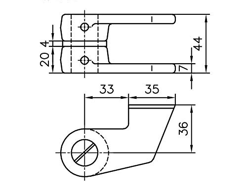 Zapfenband dormakaba 7431 K zum Anschweißen von stahl-design.shop