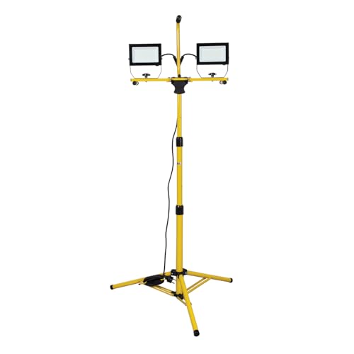 stak by velamp 2x50W LED-Projektor. Stativ, 3 m Kabel H05RN-F 3G1,0 mm2 von Velamp