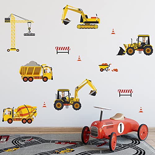 Wandaufkleber für Jungen, Motiv: Bau, Transport, Auto, LKW, Flugzeug, Jungen, Kinderzimmer, Spielzimmer, Wanddekoration Wandaufkleber für Jungen, Motiv: Bau, Transport, Auto, LKW, Flugzeug, Jungen, Kinderzimmer, Spielzimmer, Wanddekoration von stampringt