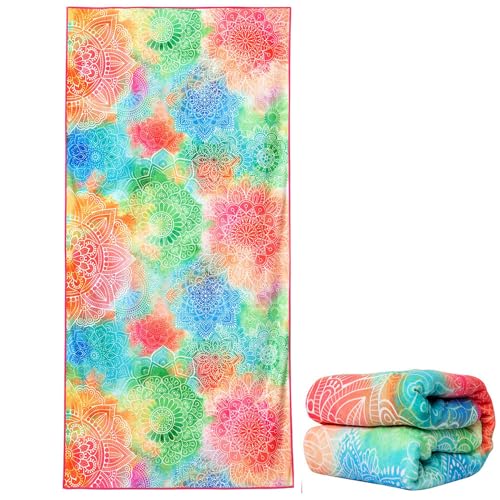 stampringt Super Größe, niedlich, Boho-Stil, Tie – Dye Strandtuch für Mädchen, Erwachsene, großes Handtuch aus Mikrofaser, dick, super Größe, 75 x 150 cm stampringt Super Größe, niedlich, Boho-Stil, Tie – Dye Strandtuch für Mädchen, Erwachsene, großes Handtuch aus Mikrofaser, dick, super Größe, 75 x 150 cm von stampringt
