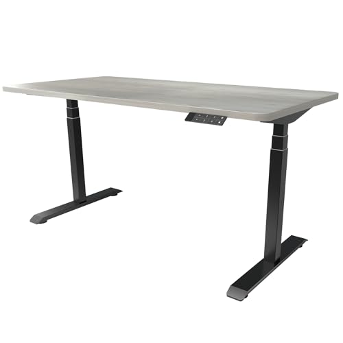 standup.Today Höhenverstellbarer Schreibtisch Business Edition (140 x 70 cm) – Elektrisch verstellbar mit Dual-Motor – Ergonomisch & Stabil – Schreibtische Set mit Tischplatte und Keypad von standup