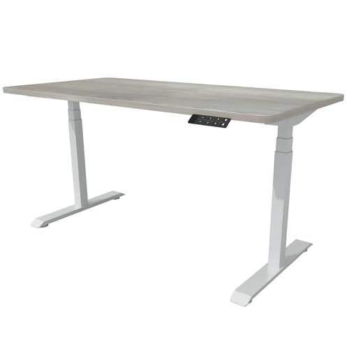 standup.Today Höhenverstellbarer Schreibtisch Business Edition (140 x 70 cm) – Elektrisch verstellbar mit Dual-Motor – Ergonomisch & Stabil – Schreibtische Set mit Tischplatte und Keypad von standup