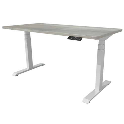 standup.Today Höhenverstellbarer Schreibtisch Home Edition (140 x 70 cm) – Elektrisch verstellbar mit Dual-Motor – Ergonomisch & Stabil – Schreibtische Set mit Tischplatte und Keypad von standup
