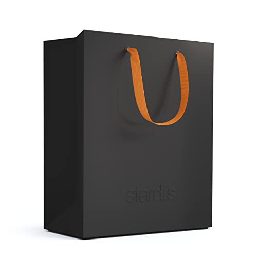 stardis binbox Design Papierkorb eckig stylischer Papiereimer mit Tragegriffen für Büro Office Kunststoff Mülleimer Abfalleimer Müllkorb (schwarz) von stardis
