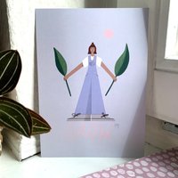 Kunst Druck Print Garten Pflanzen Selbstliebe Frauenpower Positive Gedanken Kraft Geschenk Erinnerung Modern Wachstum von starsandhillsHamburg