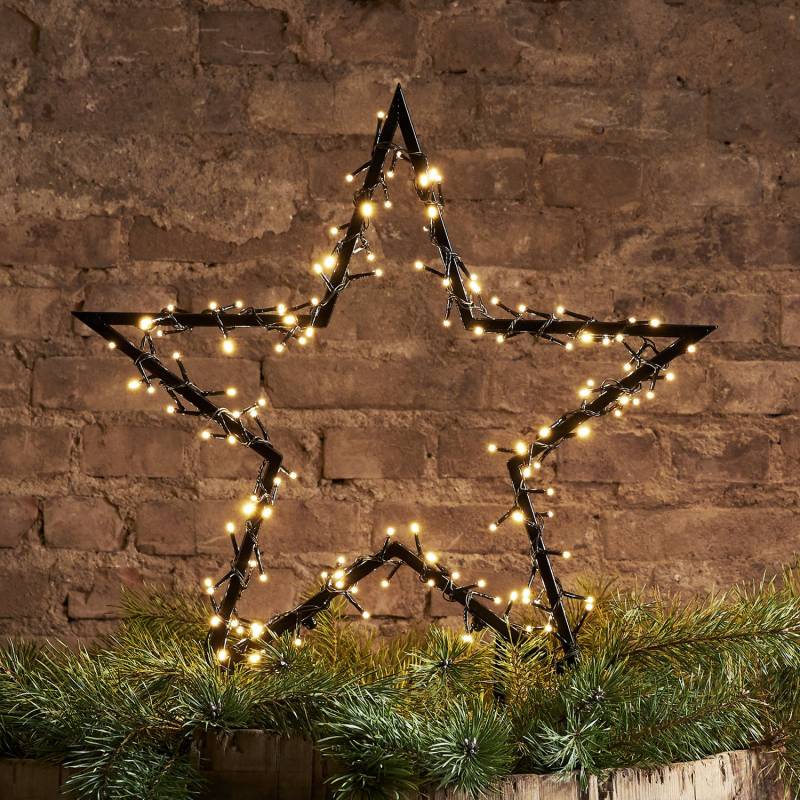 B-Ware Star Trading Led Dekoleuchte Spiky Mit Erdspießen Weihnachtsbeleuchtung 60 Cm von startrading