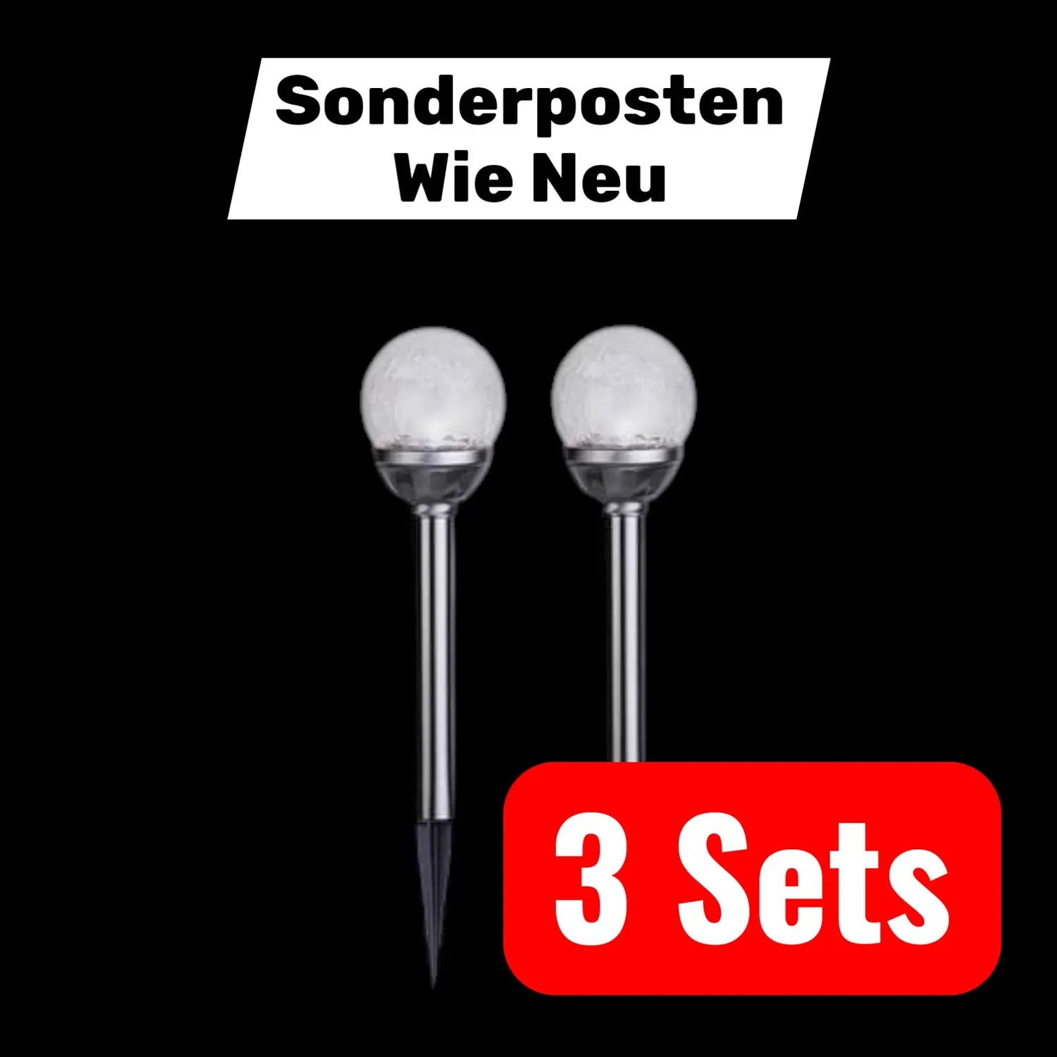 B-Ware Star Trading Led Solarstäbe Gartenbeleuchtung Wegbeleuchtung Mit Kugeln 3 Sets B-Ware Star Trading Led Solarstäbe Gartenbeleuchtung Wegbeleuchtung Mit Kugeln 3 Sets von startrading