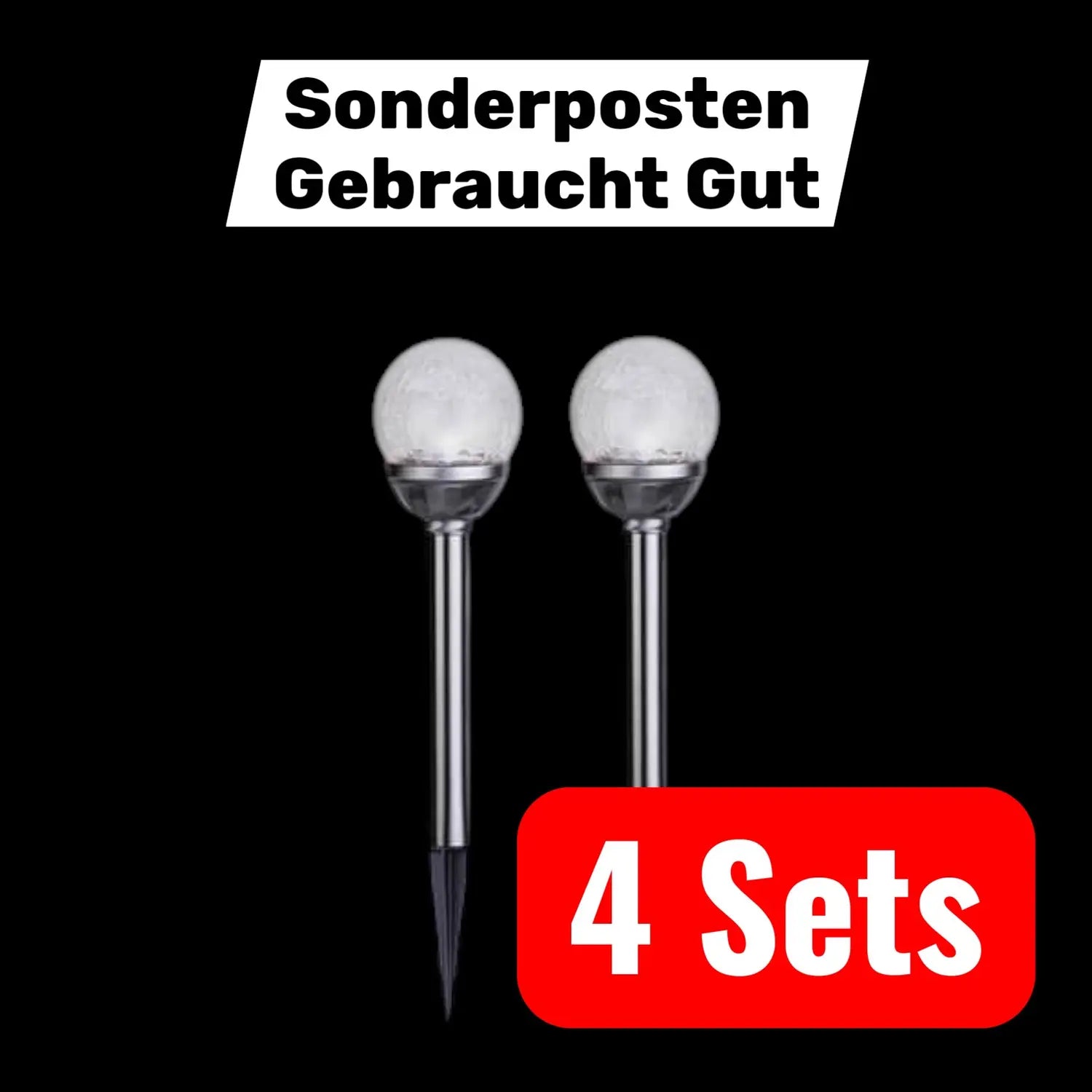 B-Ware Star Trading Led Solarstäbe Gartenbeleuchtung Wegbeleuchtung Mit Kugeln 4 Sets B-Ware Star Trading Led Solarstäbe Gartenbeleuchtung Wegbeleuchtung Mit Kugeln 4 Sets von startrading