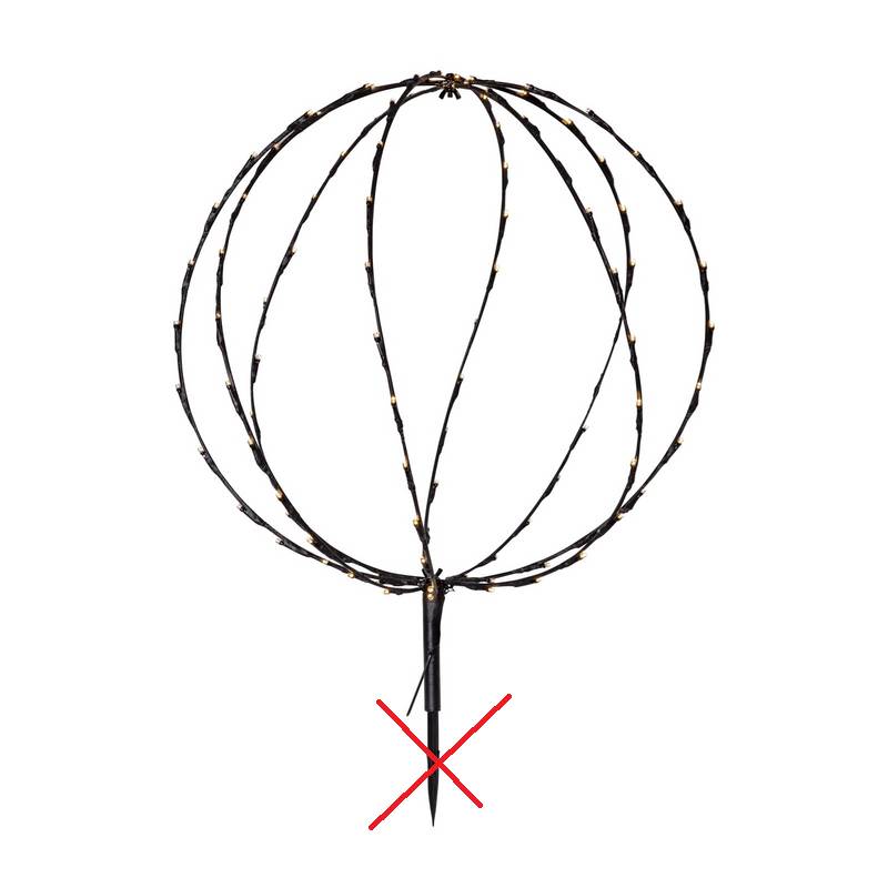 STAR TRADING Sphere LEDErdspießleuchte Gartenleuchte Gartenlampe SIEHE TEXT/FOTO von startrading