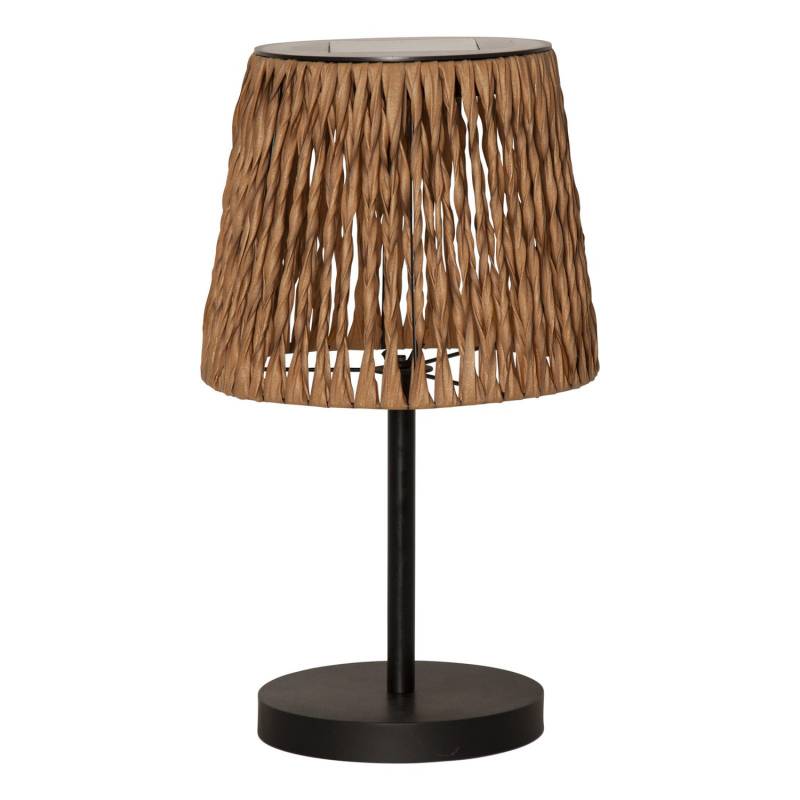 Star Trading Led Solar Tischlampe Leuchte Lampe Cesta 48cm Braun Schwarz Metall B-Ware von startrading