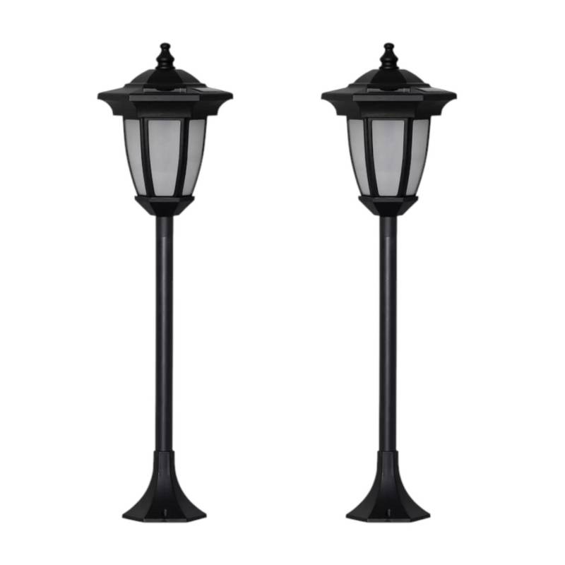 Star Trading Led Solarleuchte Flame 4 In 1 Schwarz Leuchte Lampe 2 Stück B-Ware von startrading