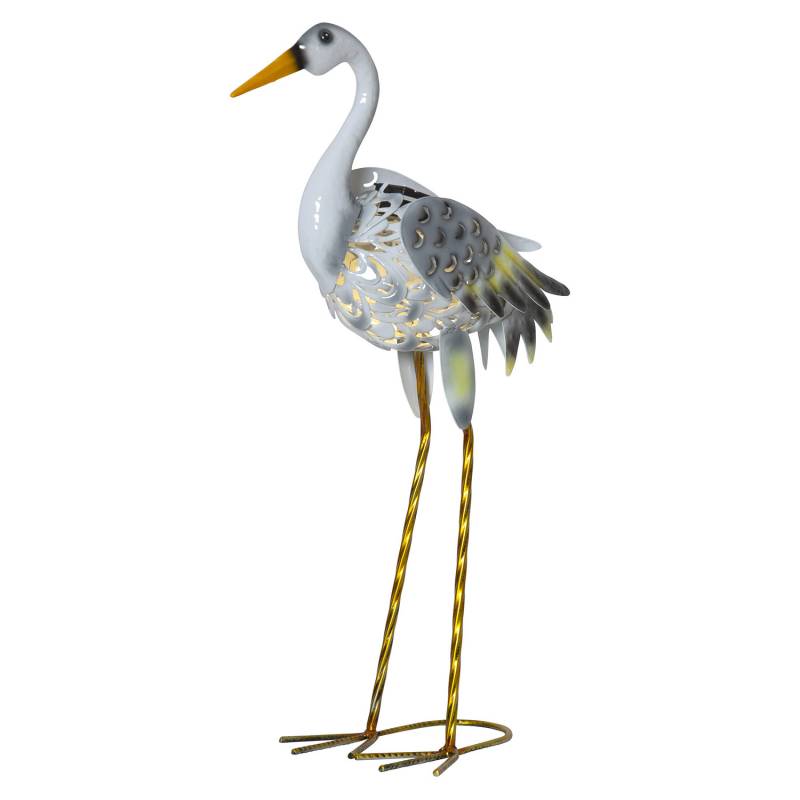Star Trading Led Solarleuchte Heron Reiher Figur Gartenlampe Außenbeleuchtung  B-Ware von startrading