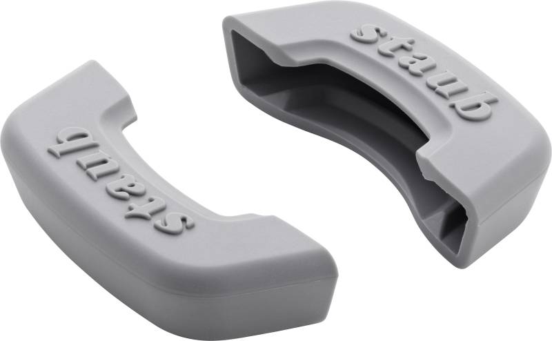 staub Silikongriffe 2er-Set in Farbe grau von staub