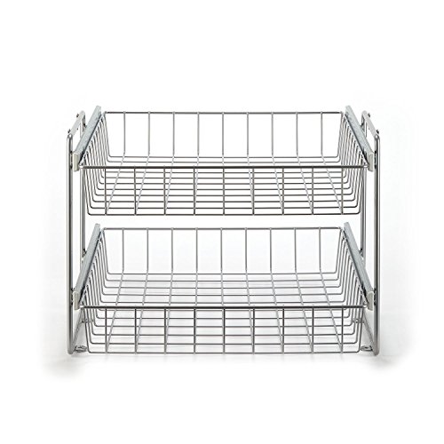 stauraum-shop Schrankauszug Korb Kombisystem für 50er Schrank, 2 etagig stauraum-shop Schrankauszug Korb Kombisystem für 50er Schrank, 2 etagig von stauraum-shop