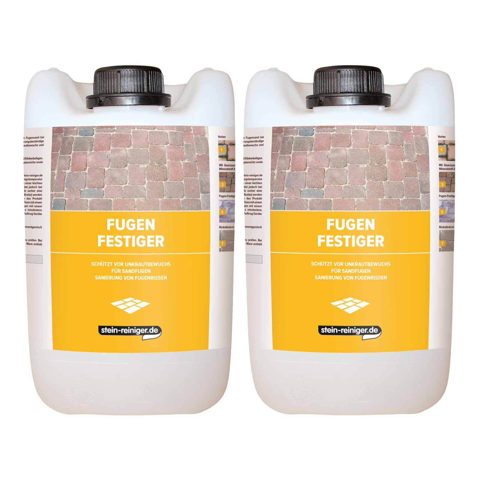 stein-reiniger Fugenfestiger Fugenschutz Unkrautschutz Sandfugen 2x 5L Kanister Menge:2 von stein-reiniger.de