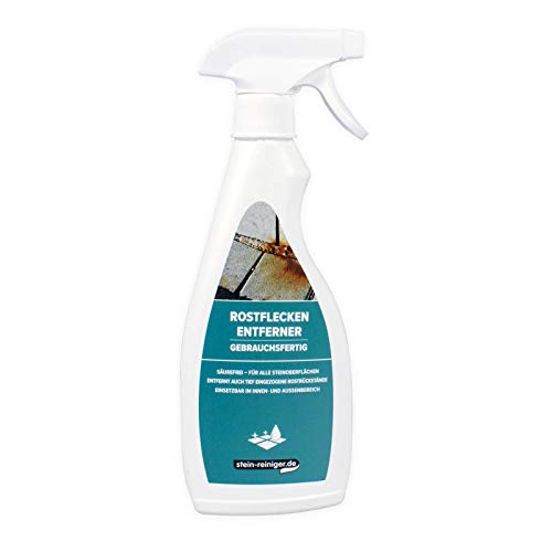 stein-reiniger.de - Rostflecken Entferner 500ml - mühelos Rostflecken entfernen, für alle Natursteine oder Kunststeinbeläge stein-reiniger.de - Rostflecken Entferner 500ml - mühelos Rostflecken entfernen, für alle Natursteine oder Kunststeinbeläge von stein-reiniger.de