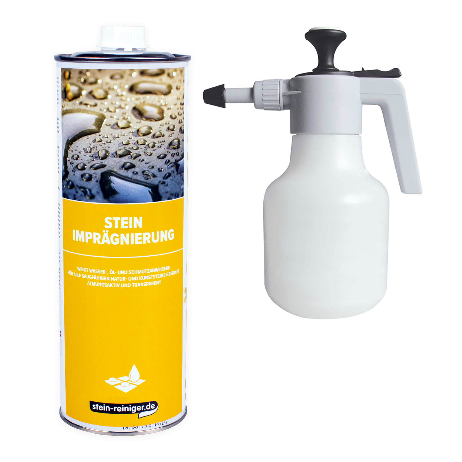 stein-reiniger.de: Stein Imprägnierung 1 L, Druckspritze 1,5 L SET von stein-reiniger.de