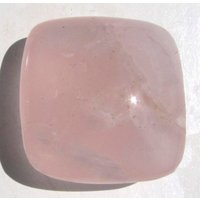 Kissenstein Rosenquarz Madagaskar Ca. 42 X Mm, Edelstein Kissen von steindepot