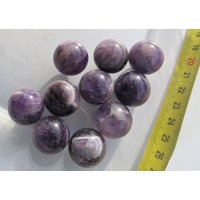 Kugel Amethyst, Chevron-Amethyt Ca. 20 Mm, Kristallkugel, Mineralien, Dekoration von steindepot