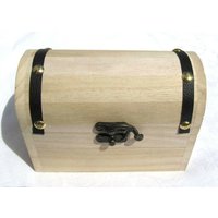 Schatztruhe Schatzkiste Box Aus Holz, 15 cm Schatztruhe Schatzkiste Box Aus Holz, 15 cm von steindepot