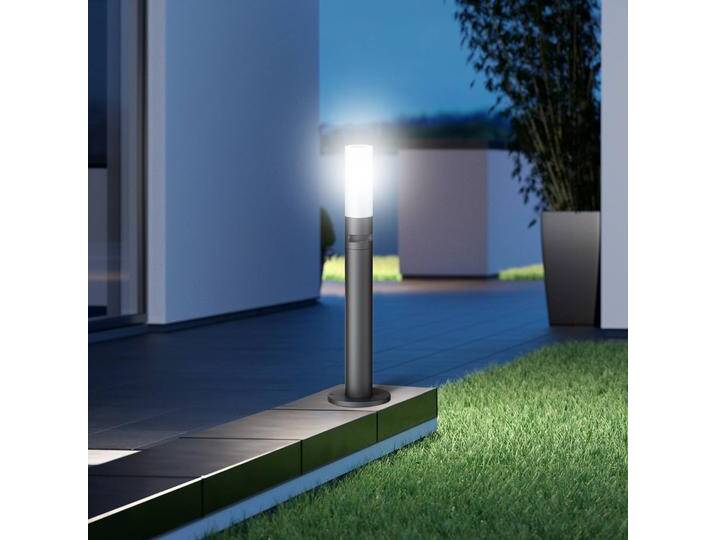 STEINEL LED-Wegelampe GL 65 S mit Bewegungssensor, alu / grau / zink, Aluminium, Modern von steinel