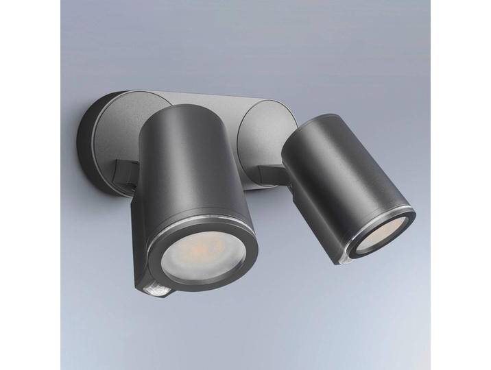 STEINEL Spot Duo SC LED-Strahler 2-flammig, schwarz, Aluminium, Modern, Smart Home Wandleuchte außen STEINEL Spot Duo SC LED-Strahler 2-flammig, schwarz, Aluminium, Modern, Smart Home Wandleuchte außen von steinel