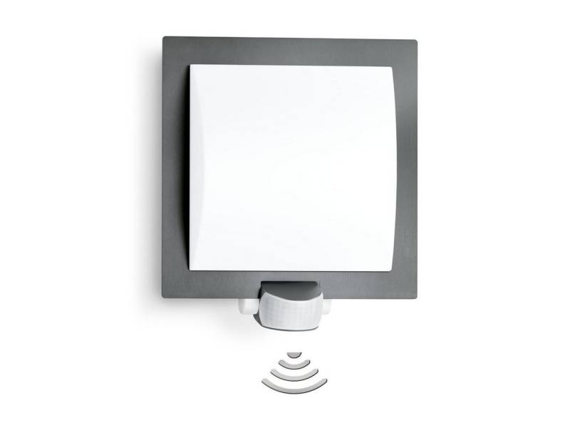 steinel Außen-Wandleuchte Steinel Außenleuchte L 20 S Anthrazit mit Sensor, Ohne Leuchtmittel, Mit Bewegungsmelder nicht dimmbar nicht Smart Home-fähig von steinel