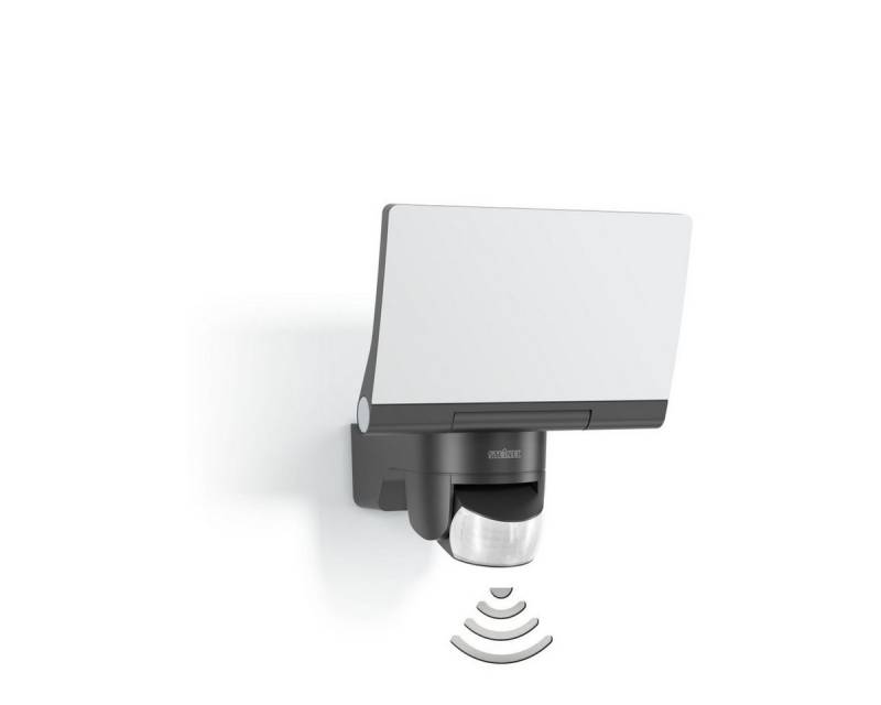 steinel Außen-Wandleuchte Steinel Strahler XLED Home 2 S Graphit mit, Inkl. Leuchtmittel, Mit Bewegungsmelder nicht dimmbar nicht Smart Home-fähig von steinel