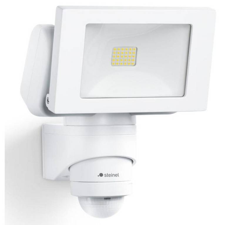 steinel Deckenleuchten Steinel Sensor-LED-Strahler LS 150 S weiß mit Bewegungsmelder von steinel