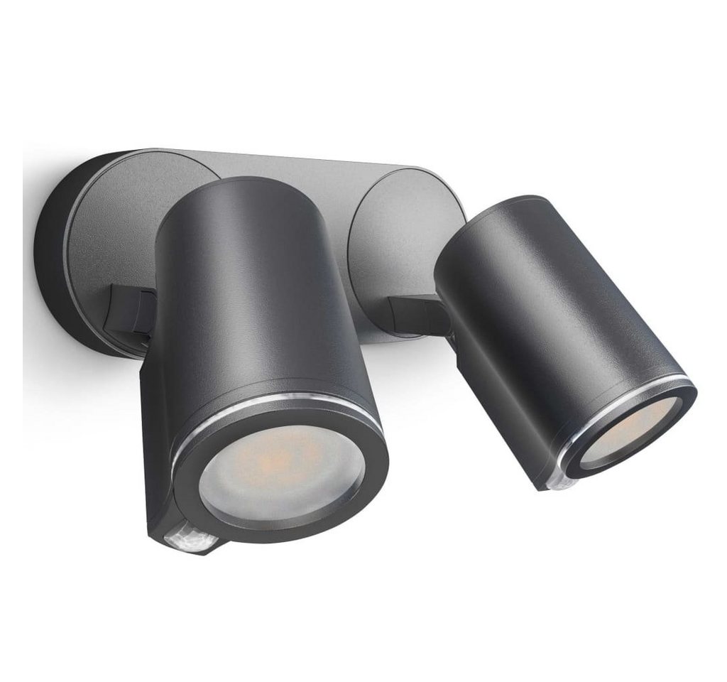 steinel Flutlichtstrahler Sensor-Außenstrahler Spot Duo Sensor Schwarz von steinel