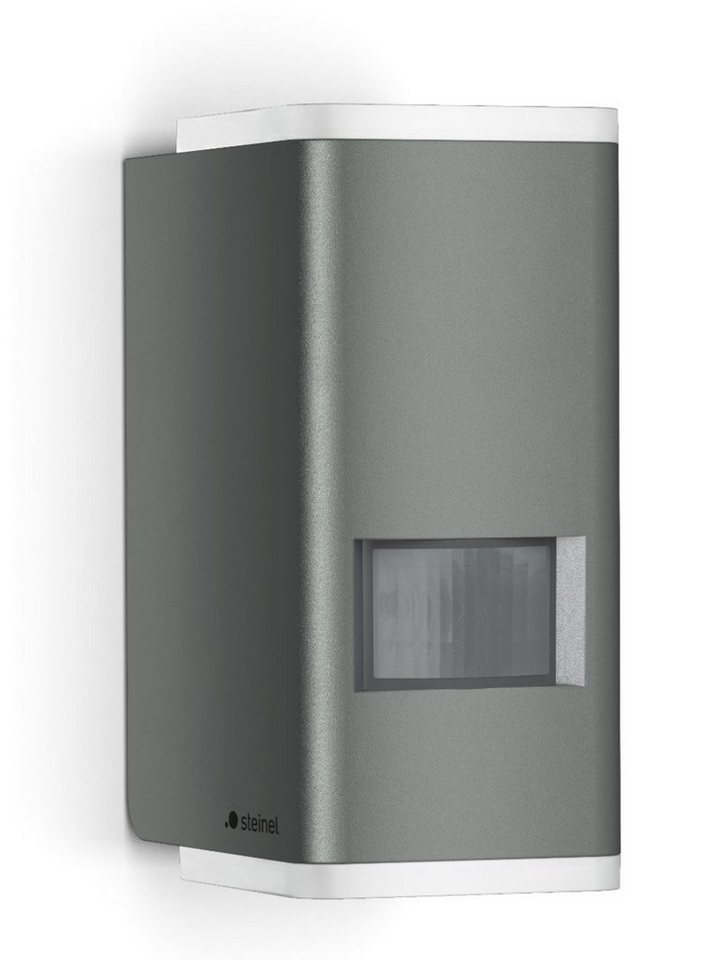steinel LED Außen-Wandleuchte Steinel Außenleuchte L 930 S Anthrazit Up- &, Inkl. Leuchtmittel, Mit Bewegungsmelder nicht dimmbar nicht Smart Home-fähig Up- & von steinel