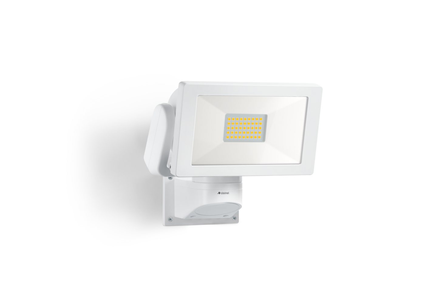 steinel LED Wandstrahler LS 300 weiß, LED-Leuchtmittel, 4000K, LED Leuchtmittel von steinel
