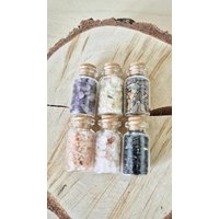 Kristallchips Im Glas, Edelsteinkonfetti, Edelsteinflasche 20G, Ritualstein, Geschenk, Meditation von sternenstaubmagie