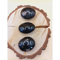 Turmalin Xl Trommelsteine, Handschmeichler, Schörl Seifensteine, Schwarz Pebbles von sternenstaubmagie