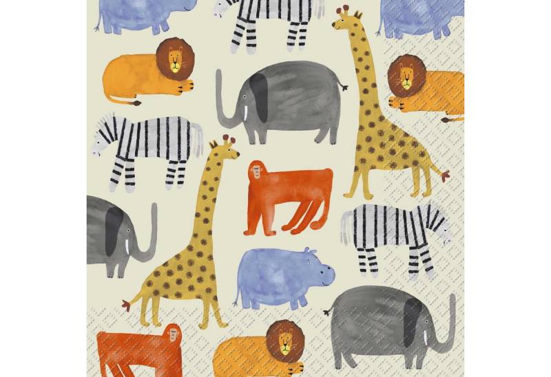 stewo Papierserviette STEWO 2572 5328 51 Lunchservietten Kind Tiere - 33 x 33 cm, 20 Stück stewo Papierserviette STEWO 2572 5328 51 Lunchservietten Kind Tiere - 33 x 33 cm, 20 Stück von stewo